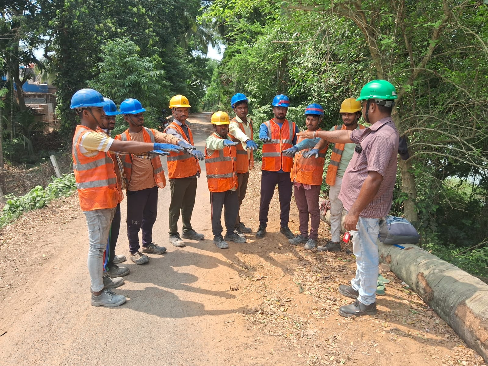 Shivom Group safety team meeting